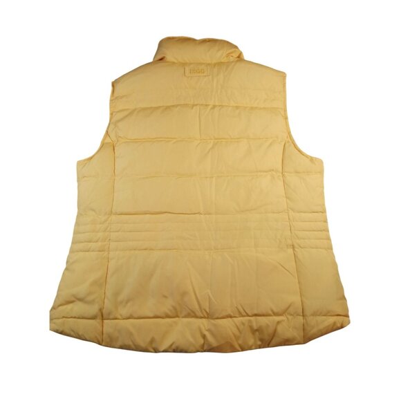 Izod Puff Vest Yellow Size Large PerformX Women Pocket Zip Down Feather - Picture 13 of 14